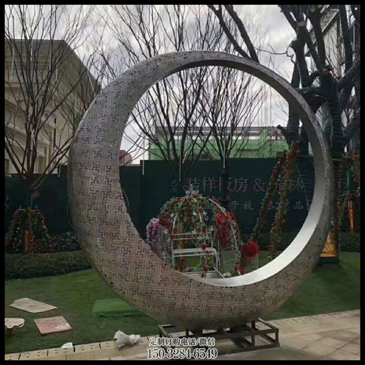 月牙雕塑工厂优选,城市装饰,景观镂空月牙雕塑供给 月牙雕塑工厂优选,城市装饰,景观镂空月牙雕塑供给
